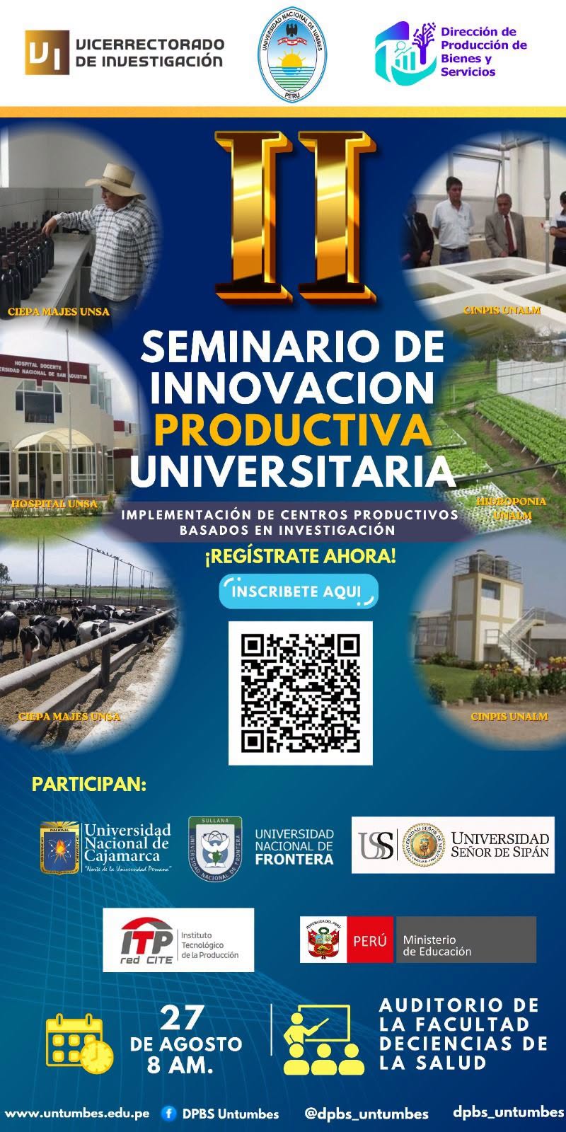 II SEMINARIO DE INNOVACIÓN PRODUCTIVA UNIVERSITARIA 